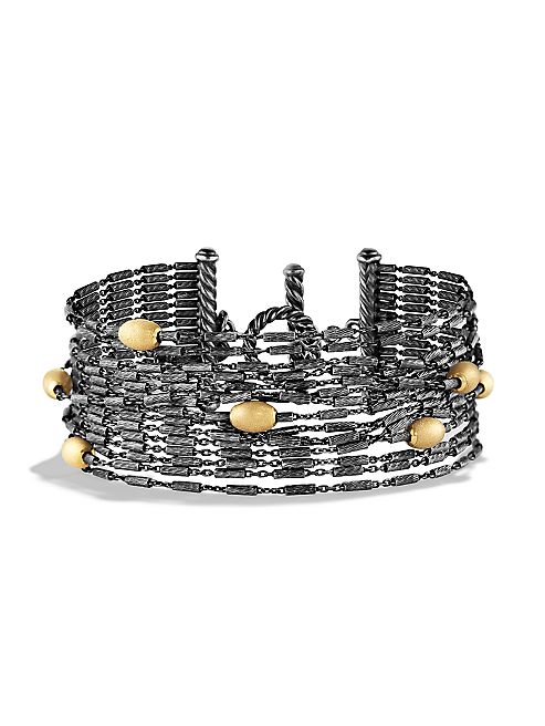 David Yurman - Rain Chain Bracelet with 18K Gold