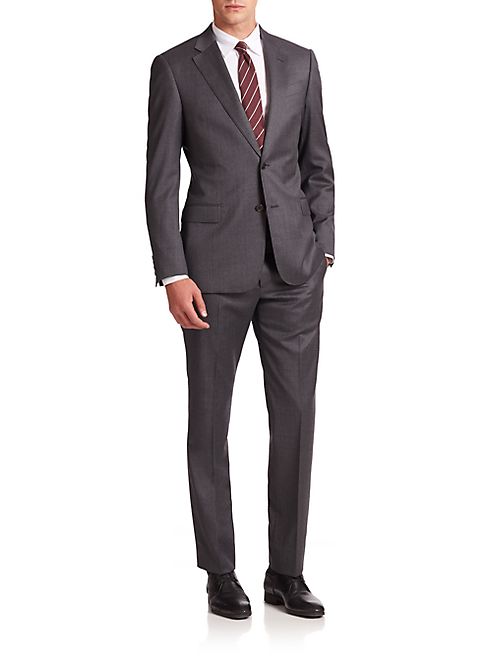 Armani Collezioni - Solid Virgin Wool Suit