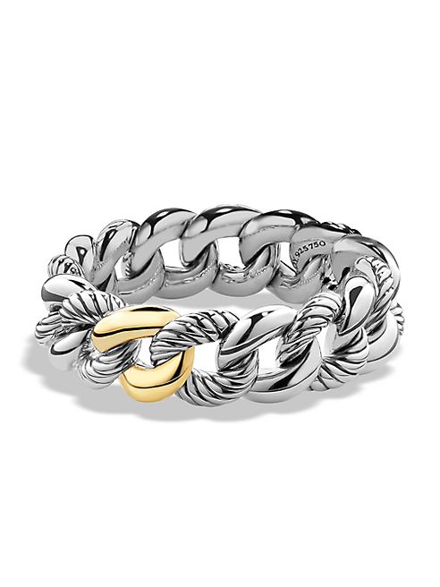 David Yurman - Belmont Curb Link Bracelet with Gold