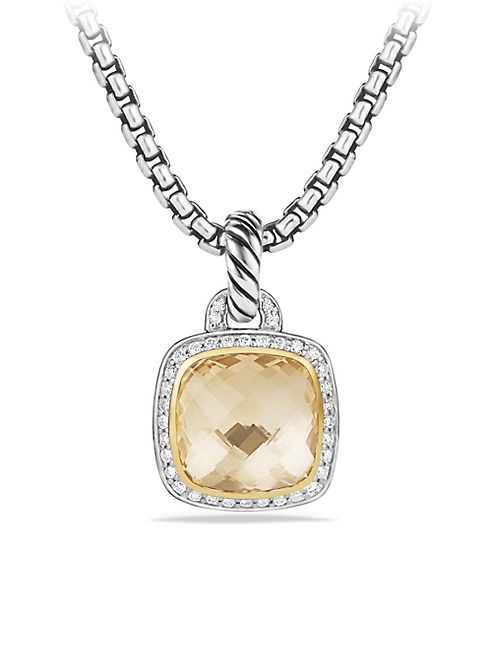 David Yurman - Albion Pendant with Diamonds and 18K Gold