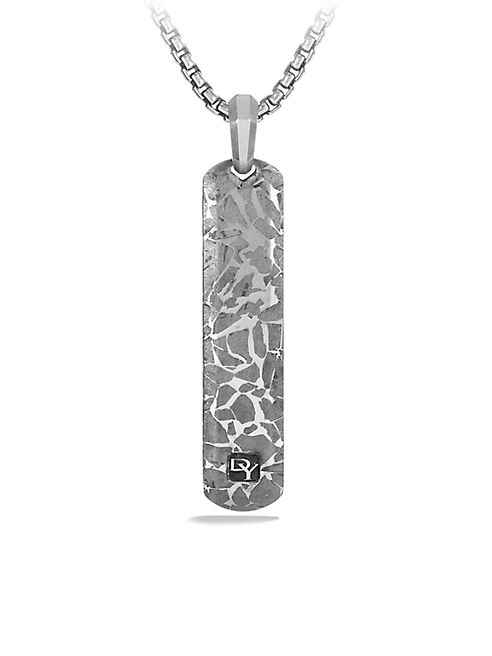 David Yurman - Meteorite Sterling Silver Tag