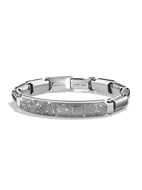 David Yurman - Meteorite Collection Sterling Silver Fused ID Bracelet