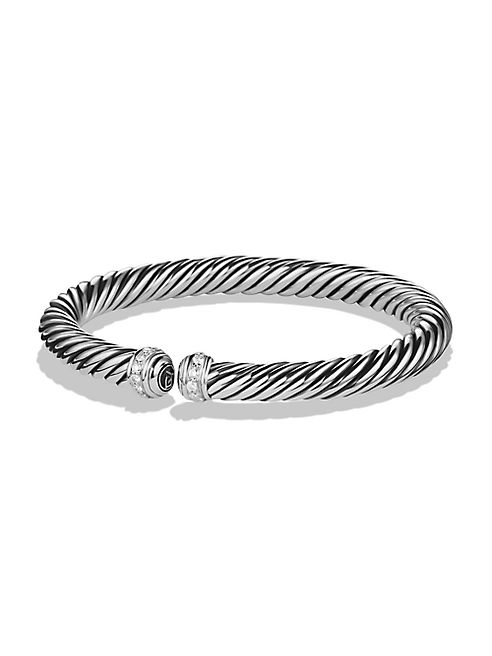 David Yurman - Cable Spira Bracelet with Diamonds