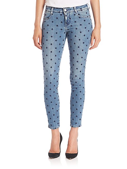 Stella McCartney - Embroidered Skinny Jeans