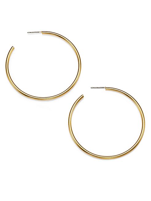 Kenneth Jay Lane - Classic Hoop Earrings/1.8