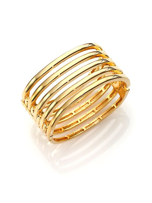 Kenneth Jay Lane - Caged Five-Row Cuff Bracelet