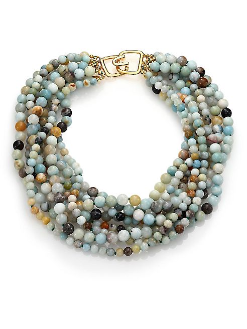 Kenneth Jay Lane - Beaded Eight-Strand Necklace