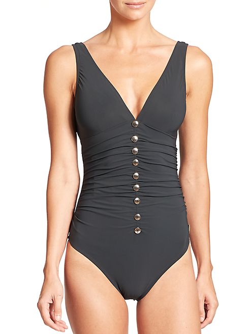 Shan - One-Piece Serena V-Neck Swimsuit