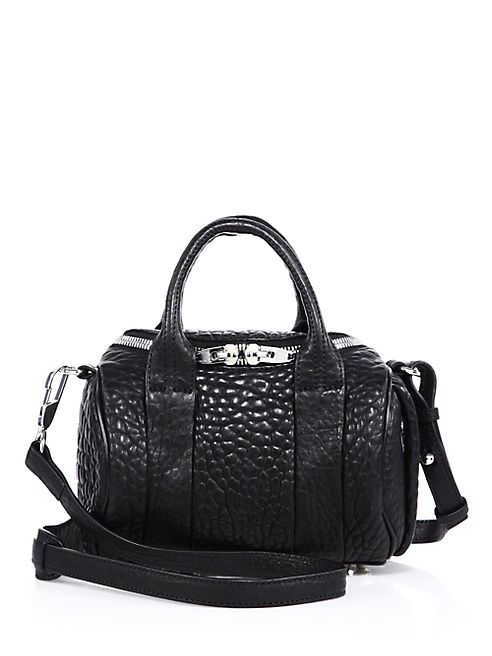 Alexander Wang - Rockie Mini Pebbled Leather Duffel Bag