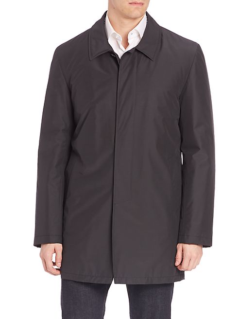 ISAIA - Solid Wool Blend Overcoat