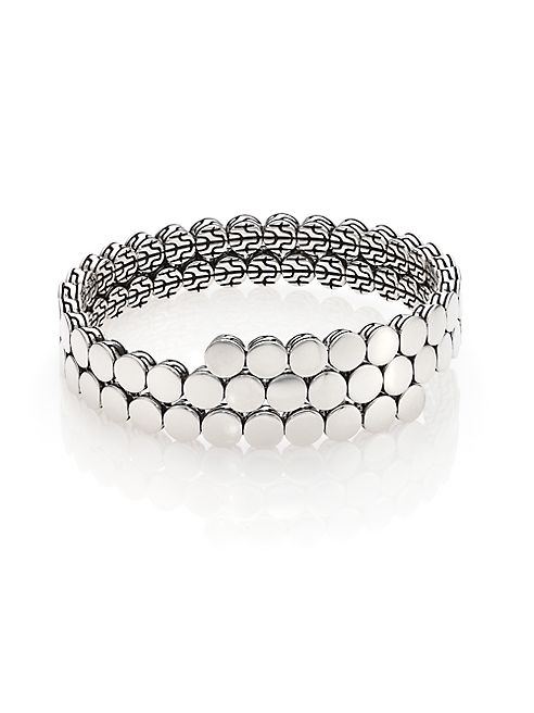 John Hardy - Dot Sterling Silver Double Coil Bracelet