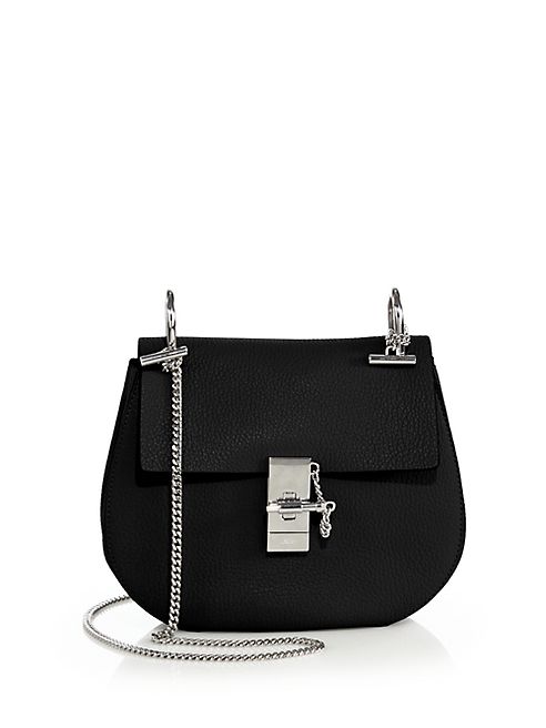 Chloé - Drew Small Leather Saddle Crossbody Bag