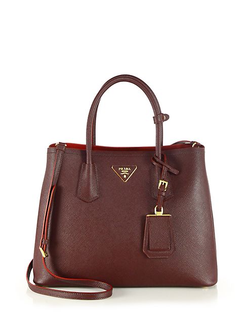 Prada - Saffiano Cuir Medium Double Bag