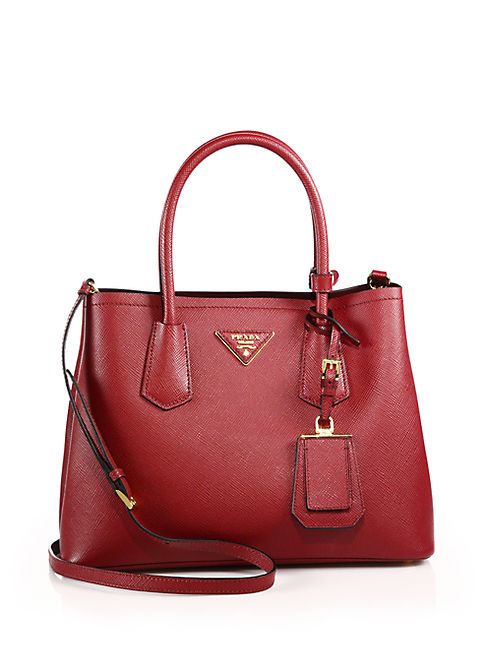 Prada - Saffiano Cuir Small Double Bag