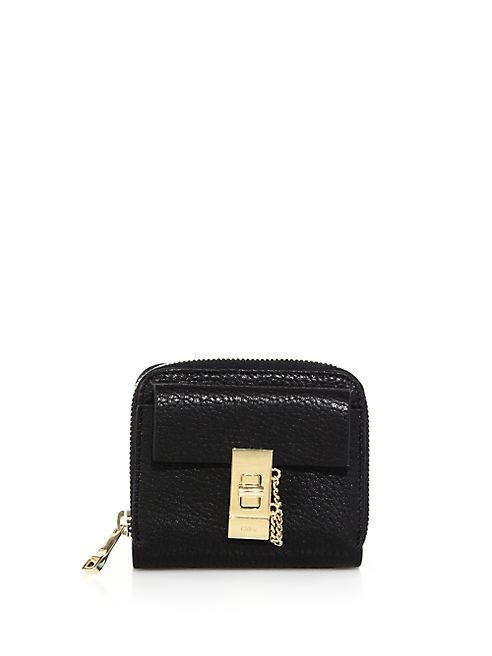 Chloé - Drew Square Leather Zip-Around Wallet