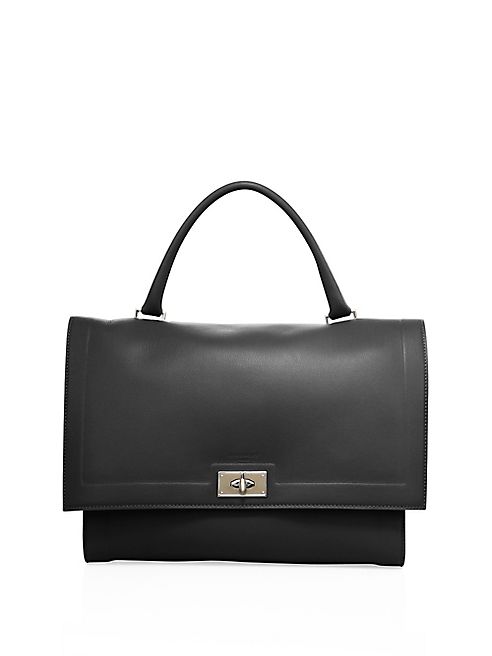 Givenchy - Shark Medium Pebbled Leather Satchel