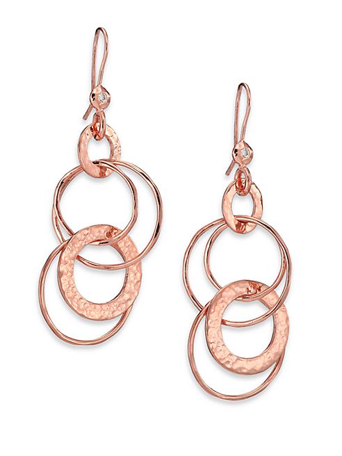 IPPOLITA - Rosé Glamazon Diamond Jet Set Drop Earrings