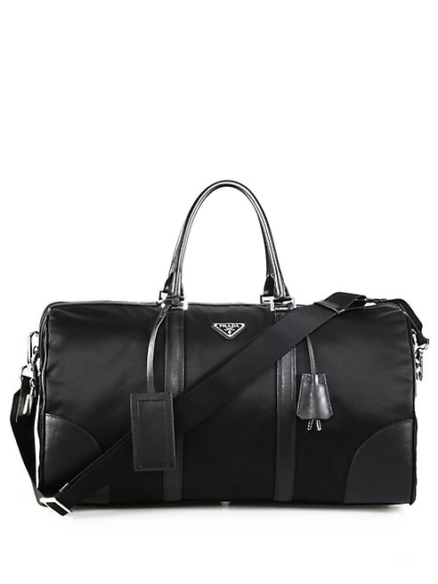 Prada - Nylon & Saffiano Leather Duffel