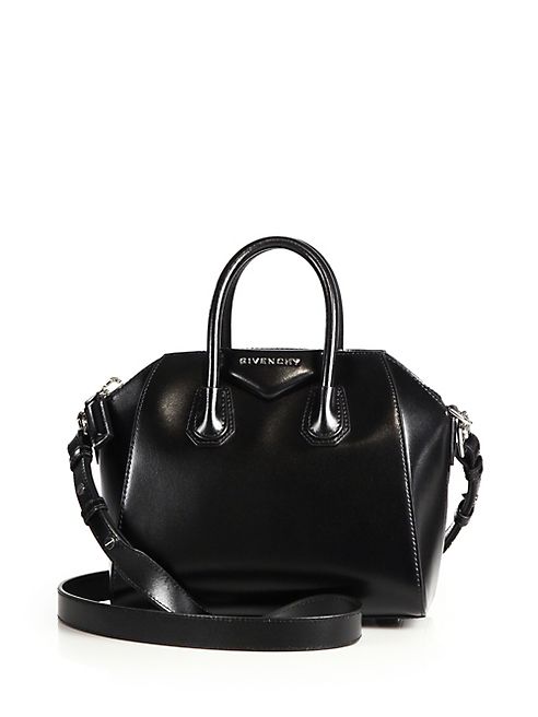 Givenchy - Antigona Mini Glazed Leather Satchel