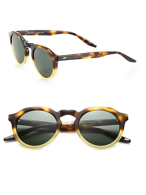 Barton Perreira - Ascot 49MM Round Sunglasses