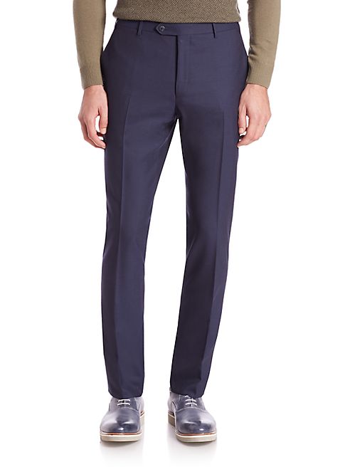 Corneliani - Solid Dress Pants