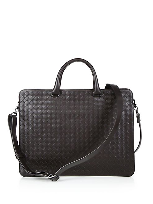 Bottega Veneta - Woven Leather Briefcase