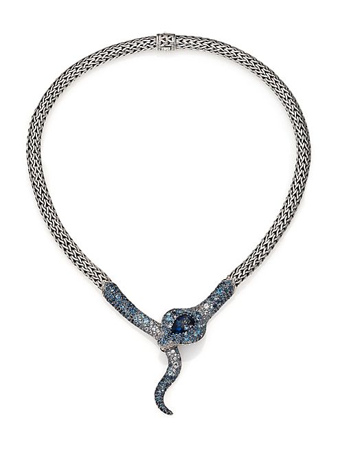 John Hardy - Legends Cobra Semi-Precious Multi-Stone, Diamond & Sterling Silver Necklace