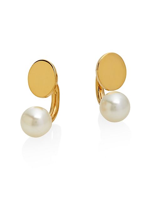 Chloé - Darcey Faux Pearl Arc Earrings