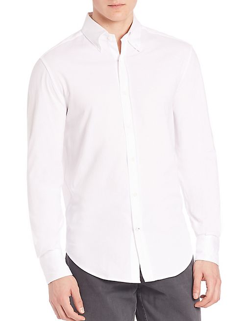 Brunello Cucinelli - Solid Long Sleeve Shirt