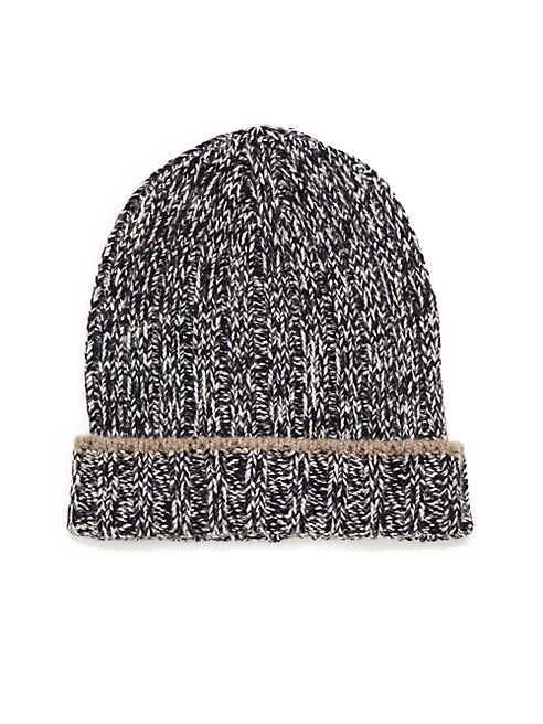 Brunello Cucinelli - Cuffed Cashmere Ribbed Beanie