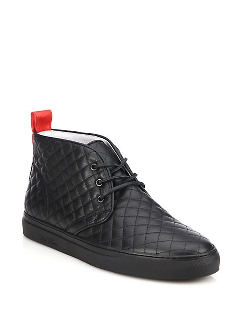 Del Toro - Quilted Leather Chukka Sneakers