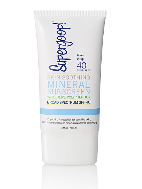 Supergoop! - Skin Soothing Mineral Sunscreen With Olive Polyphenols SPF 40/2.4 oz.