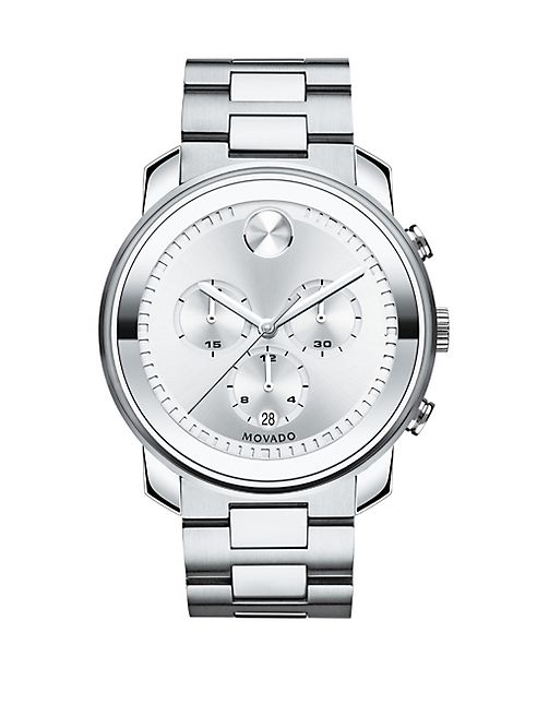 Movado - Bold Stainless Steel Chronograph Bracelet Watch