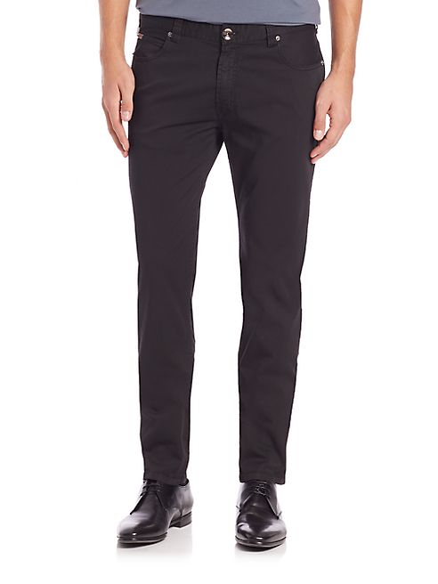 Armani Collezioni - Solid Five-Pocket Pants