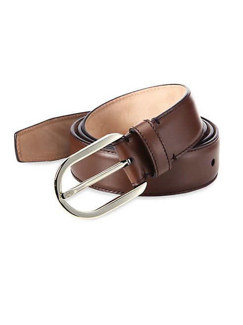 Bally - Calf Leather & Metal Belt