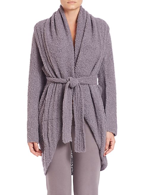 SKIN - Bouclé Wrap Cardigan