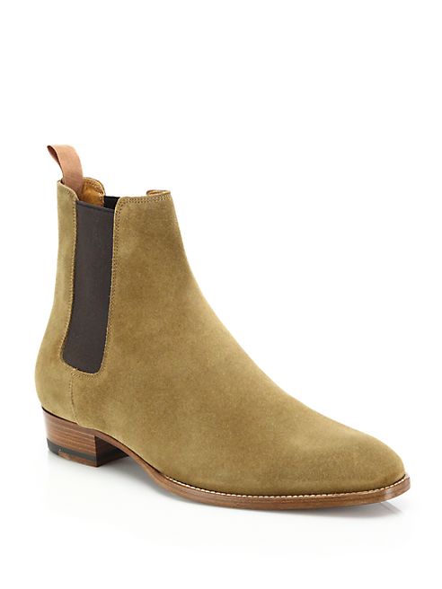 Saint Laurent - Suede Chelsea Boots