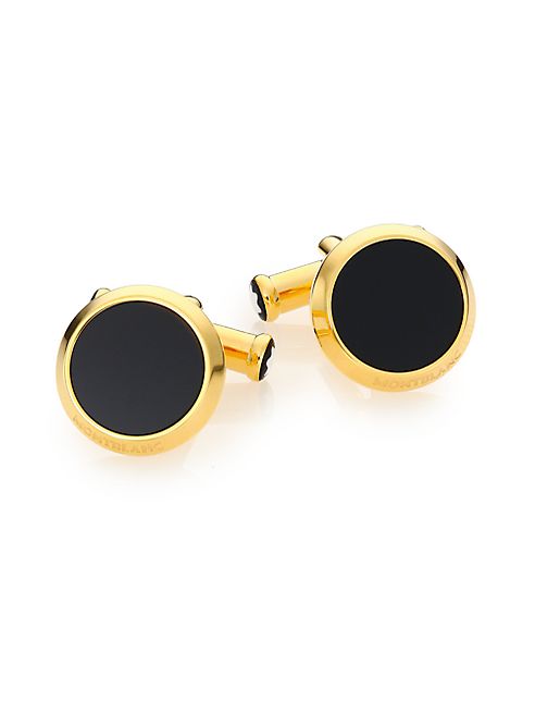 Montblanc - Onyx-Accented Cuff Links