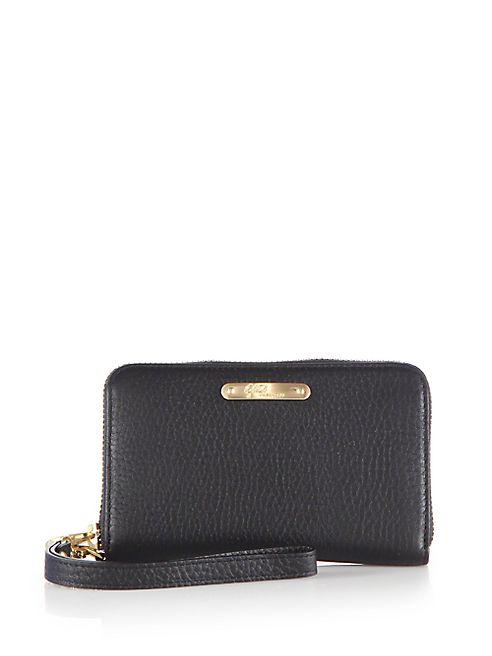 GiGi New York - Pebbled Leather Phone Wristlet