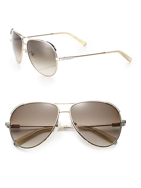 Chloé - Eric 60MM Aviator Sunglasses