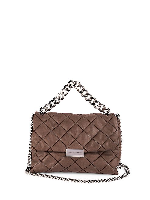 Stella McCartney - Becks Small Quilted Faux-Leather Shoulder Bag