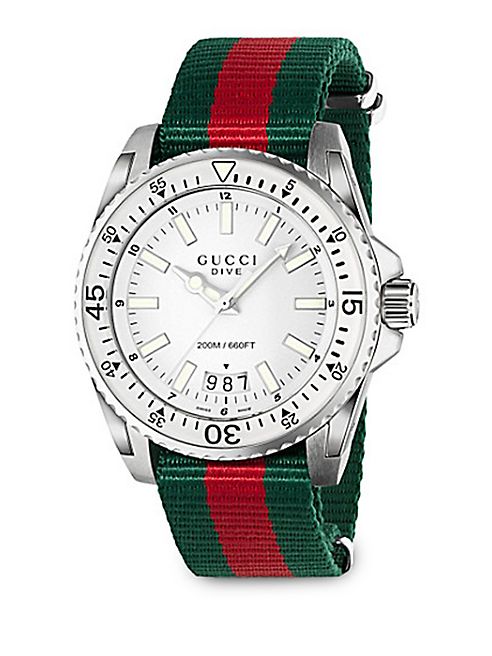 Gucci - Dive Stainless Steel Watch