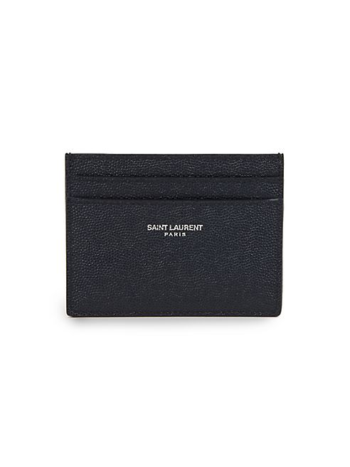 Saint Laurent - Grain Leather Card Case