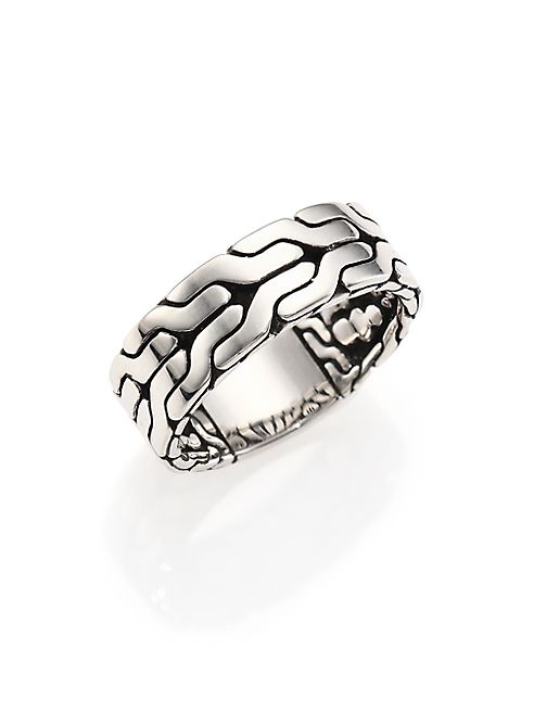 John Hardy - Classic Chain Sterling SIlver Band Ring