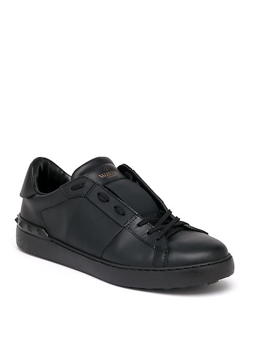 Valentino - Open Leather Sneakers