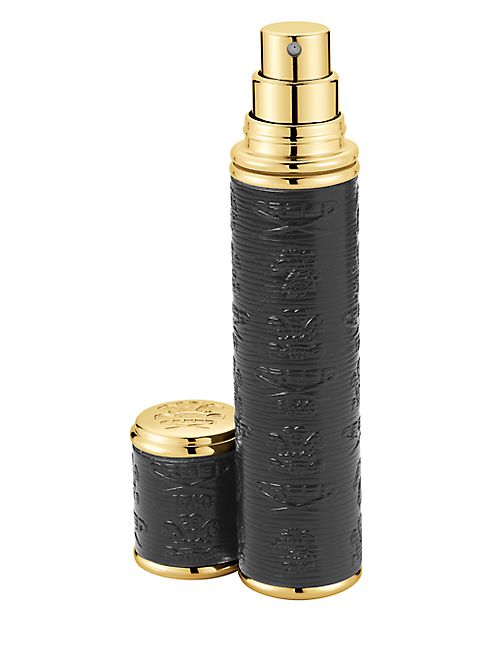 Creed - Refillable Leather & Goldtone Trim Pocket Atomizer