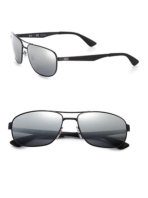 Ray-Ban - 61mm Square Sunglasses