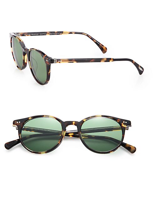 Oliver Peoples - Delray 48MM Round Sunglasses