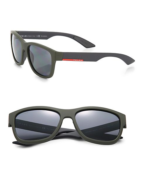 Prada - 57MM Rectangle Sunglasses