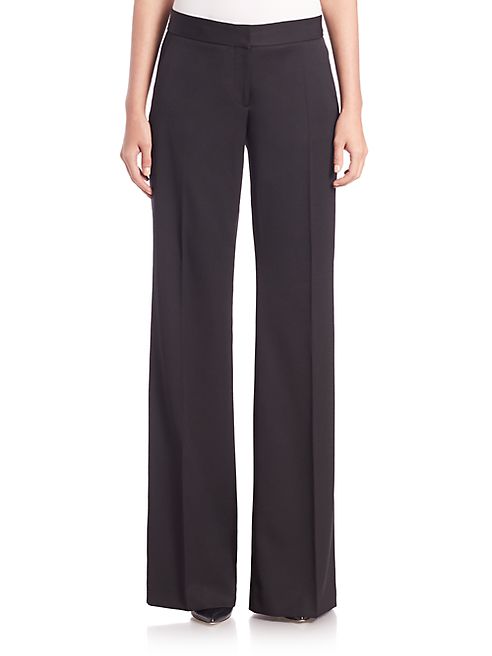 Stella McCartney - Erin Flared-Leg Wool Tuxedo Trousers